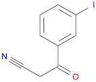 Benzenepropanenitrile, 3-iodo-β-oxo-