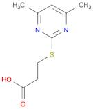 Propanoic acid, 3-[(4,6-dimethyl-2-pyrimidinyl)thio]-