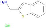 Benzo[b]thiophene-2-methanamine, hydrochloride (1:1)