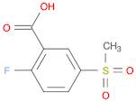 Benzoic acid, 2-fluoro-5-(methylsulfonyl)-