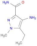 1H-Pyrazole-3-carboxamide, 4-amino-5-ethyl-1-methyl-