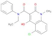 3-Quinolinecarboxamide, 5-chloro-N-ethyl-1,2-dihydro-4-hydroxy-1-methyl-2-oxo-N-phenyl-