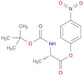 L-Alanine, N-[(1,1-dimethylethoxy)carbonyl]-, 4-nitrophenyl ester