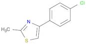 Thiazole, 4-(4-chlorophenyl)-2-methyl-
