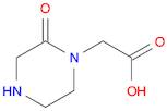 1-Piperazineacetic acid, 2-oxo-