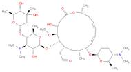 Leucomycin V, 9-O-[(2R,5S,6R)-5-(dimethylamino)tetrahydro-6-methyl-2H-pyran-2-yl]-
