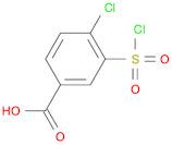 Benzoic acid, 4-chloro-3-(chlorosulfonyl)-