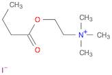 Ethanaminium, N,N,N-trimethyl-2-(1-oxobutoxy)-, iodide (1:1)