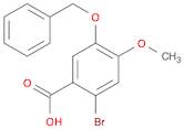 Benzoic acid, 2-bromo-4-methoxy-5-(phenylmethoxy)-