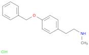 Benzeneethanamine, N-methyl-4-(phenylmethoxy)-, hydrochloride (1:1)