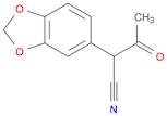 1,3-Benzodioxole-5-acetonitrile, α-acetyl-