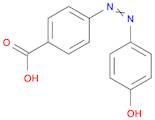 Benzoic acid, 4-[2-(4-hydroxyphenyl)diazenyl]-