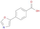 Benzoic acid, 4-(5-oxazolyl)-