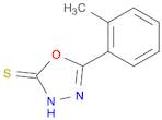 1,3,4-Oxadiazole-2(3H)-thione, 5-(2-methylphenyl)-