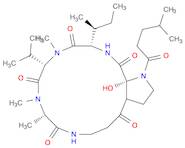 Cyclo[N-methyl-L-alanyl-β-alanyl-(2R)-2-hydroxy-4-methylpentanoyl-L-prolyl-L-isoleucyl-N-methyl-L-…