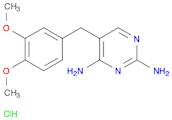 2,4-Pyrimidinediamine, 5-[(3,4-dimethoxyphenyl)methyl]-, hydrochloride (1:1)