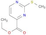 4-Pyrimidinecarboxylic acid, 2-(methylthio)-, ethyl ester
