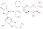 β-D-Glucopyranuronic acid, 1-[4'-[(1,4'-dimethyl-2'-propyl[2,6'-bi-1H-benzimidazol]-1'-yl)methyl][…