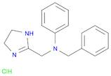 1H-Imidazole-2-methanamine, 4,5-dihydro-N-phenyl-N-(phenylmethyl)-, hydrochloride (1:1)