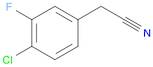 Benzeneacetonitrile, 4-chloro-3-fluoro-