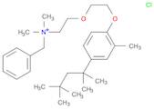 Benzenemethanaminium, N,N-dimethyl-N-[2-[2-[methyl-4-(1,1,3,3-tetramethylbutyl)phenoxy]ethoxy]ethyl]-, chloride (1:1)