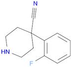 4-Piperidinecarbonitrile, 4-(2-fluorophenyl)-