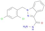 1H-Indazole-3-carboxylic acid, 1-[(2,4-dichlorophenyl)methyl]-, hydrazide