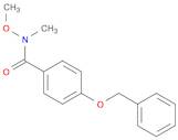 Benzamide, N-methoxy-N-methyl-4-(phenylmethoxy)-