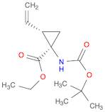 Cyclopropanecarboxylic acid, 1-[[(1,1-dimethylethoxy)carbonyl]amino]-2-ethenyl-, ethyl ester, (1R,…