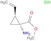 Cyclopropanecarboxylic acid, 1-amino-2-ethenyl-, methyl ester, hydrochloride (1:1), (1R,2S)-