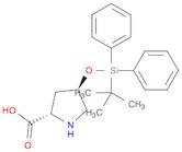 L-Proline, 4-[[(1,1-dimethylethyl)diphenylsilyl]oxy]-, (4R)-