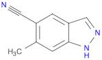 1H-Indazole-5-carbonitrile, 6-methyl-