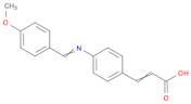 2-Propenoic acid, 3-[4-[[(4-methoxyphenyl)methylene]amino]phenyl]-