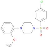 Piperazine, 1-[(4-chlorophenyl)sulfonyl]-4-(2-methoxyphenyl)-