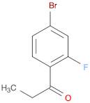 1-Propanone, 1-(4-bromo-2-fluorophenyl)-
