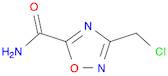 1,2,4-oxadiazole-5-carboxamide, 3-(chloromethyl)-