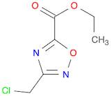 1,2,4-Oxadiazole-5-carboxylic acid, 3-(chloromethyl)-, ethyl ester