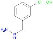Hydrazine, [(3-chlorophenyl)methyl]-, hydrochloride (1:1)
