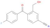Benzonitrile, 4-(4-fluorobenzoyl)-3-(hydroxymethyl)-
