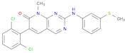 Pyrido[2,3-d]pyrimidin-7(8H)-one, 6-(2,6-dichlorophenyl)-8-methyl-2-[[3-(methylthio)phenyl]amino]-