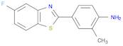 Benzenamine, 4-(5-fluoro-2-benzothiazolyl)-2-methyl-