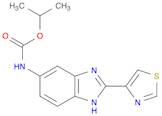 Carbamic acid, N-[2-(4-thiazolyl)-1H-benzimidazol-6-yl]-, 1-methylethyl ester