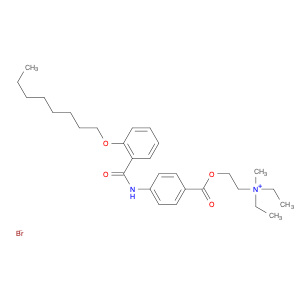 Ethanaminium, N,N-diethyl-N-methyl-2-[[4-[[2-(octyloxy)benzoyl]amino]benzoyl]oxy]-, bromide (1:1)