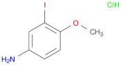 Benzenamine, 3-iodo-4-methoxy-, hydrochloride (1:1)