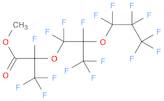 Propanoic acid, 2,3,3,3-tetrafluoro-2-[1,1,2,3,3,3-hexafluoro-2-(1,1,2,2,3,3,3-heptafluoropropoxy)propoxy]-, methyl ester