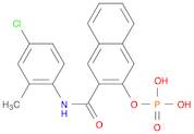 2-Naphthalenecarboxamide, N-(4-chloro-2-methylphenyl)-3-(phosphonooxy)-