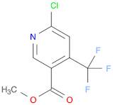 3-Pyridinecarboxylic acid, 6-chloro-4-(trifluoromethyl)-, methyl ester