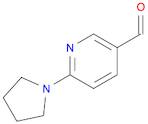3-Pyridinecarboxaldehyde, 6-(1-pyrrolidinyl)-