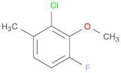Benzene, 2-chloro-4-fluoro-3-methoxy-1-methyl-