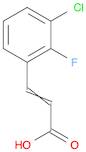 2-Propenoic acid, 3-(3-chloro-2-fluorophenyl)-